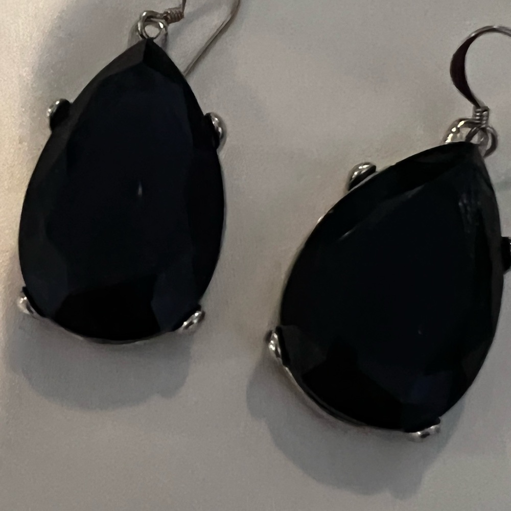 Kenneth Lane pear shaped earrings